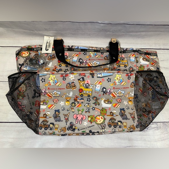 **RARE, HARD TO FIND**NWT VINTAGE  TOKIDOKI X LESPORTSAC Avventura Trasporto - Picture 6 of 8